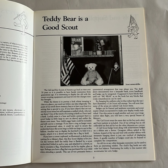 NWT Bearers of Memories Vol 2 Patterns Make Teddy Bears Scouts Baseball BOOK - Picture 6 of 17